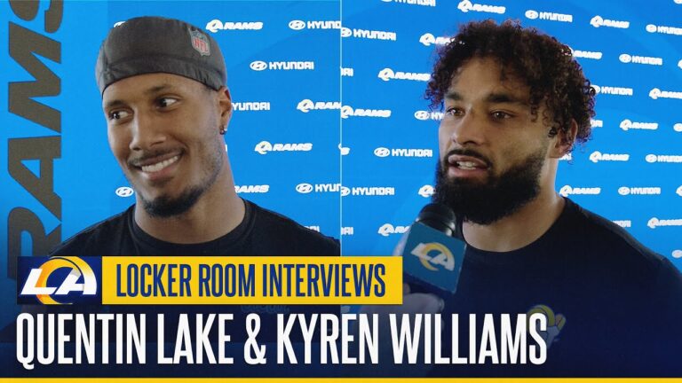 Quentin Lake On Returning From Injury Kyren Williams’ Expectations For Saturdays Wild Card Matchup