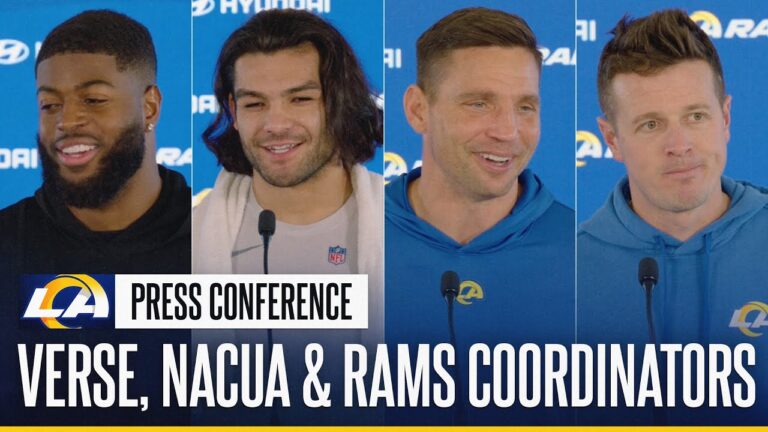 Jared Verse & Chris Shula On Panthers’ Run Game Puka Nacua & Mike LaFleur On Tyler Higbee’s Return