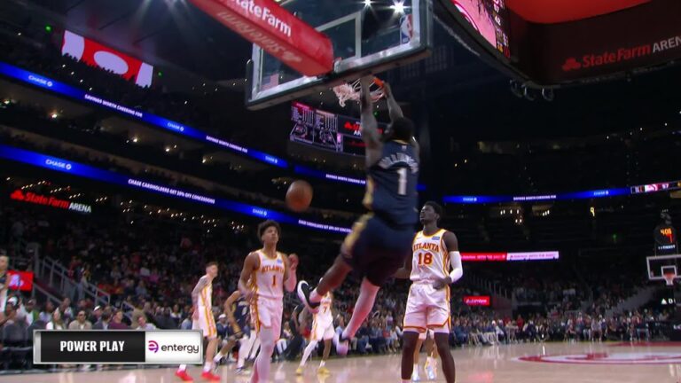 Zion Williamson Highlights vs. Hawks 1 7 26