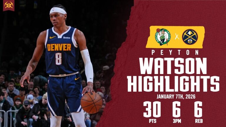 Peyton Watson 30-Point Game Highlights vs. BOS