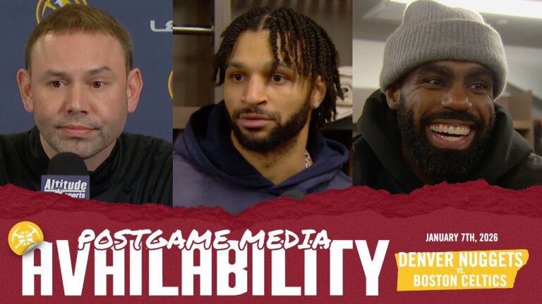 ALL Denver Nuggets Postgame Media vs. BOS