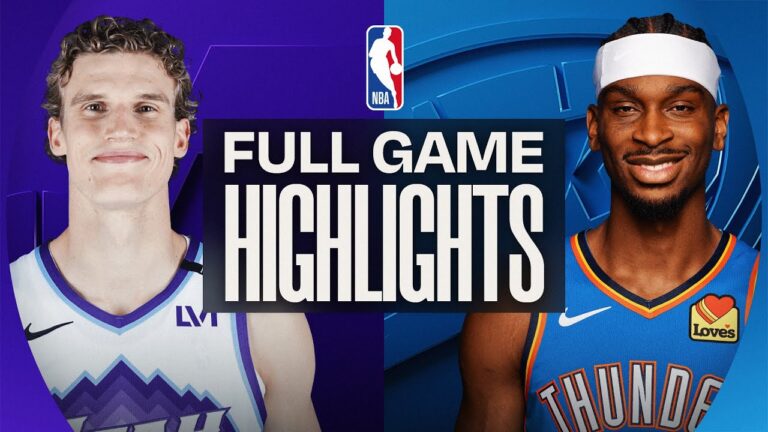 JAZZ at THUNDER FULL GAME HIGHLIGHTS January 7, 2026
