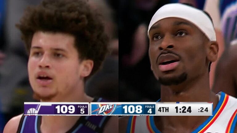 Final :17 And OT WILD ENDING Thunder vs Jazz January 7, 2025