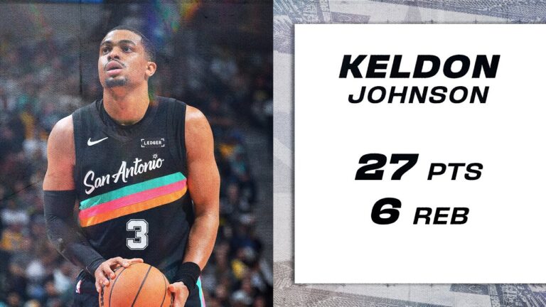 Keldon Johnson LIGHTS UP for 27 PTS vs Lakers!