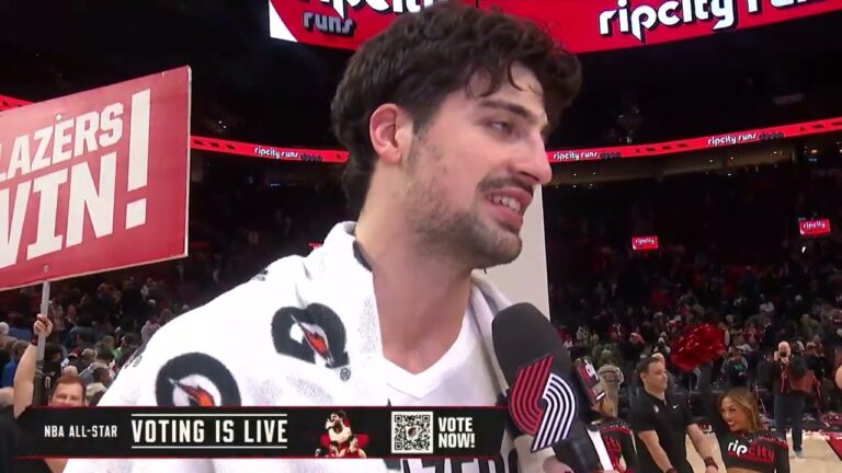 Deni Avdija Postgame Interview Brightside Windows Baseline Report vs Jazz January 7th, 2025