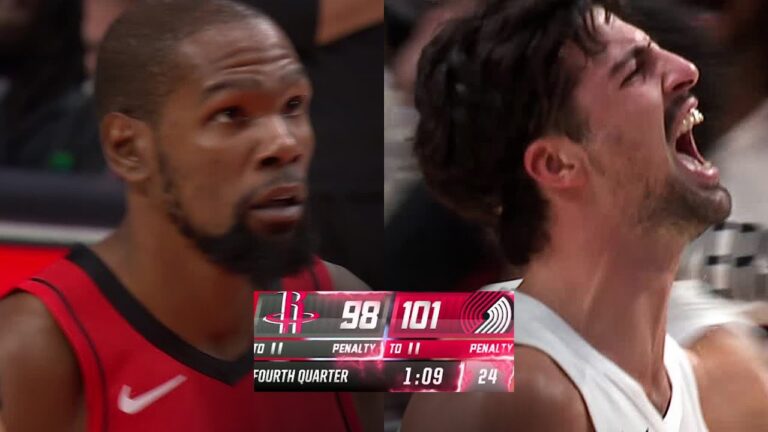 Final 4:24 WILD ENDING Trail Blazers vs Rockets January 7, 2026