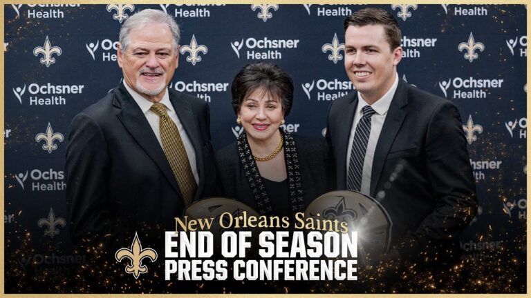 Kellen Moore & Mickey Loomis Recap 2025 NFL Season New Orleans Saints LIVE