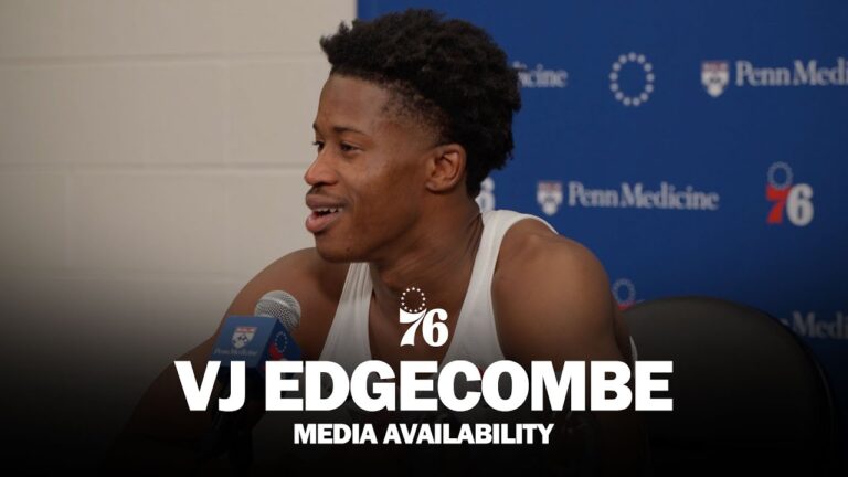 Philadelphia 76ers Postgame Media Availability VJ Edgecombe 01.07.26