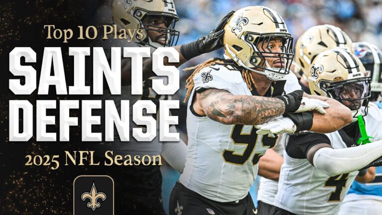 2025 Top 10 Plays Saints Defense