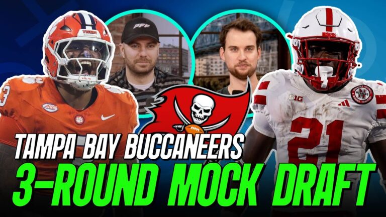 Tampa Bay Buccaneers 3 Round Mock Draft PFF