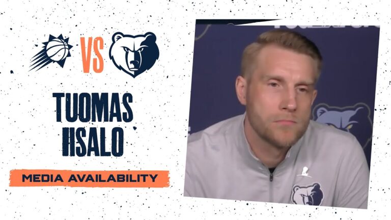 Tuomas Iisalo Press Conference Grizzlies vs. Suns
