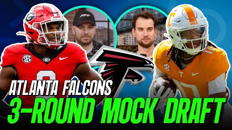 Atlanta Falcons 3 Round Mock Draft PFF