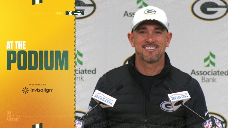 Matt LaFleur: The energys been outstanding in the lead-up to the playoffs