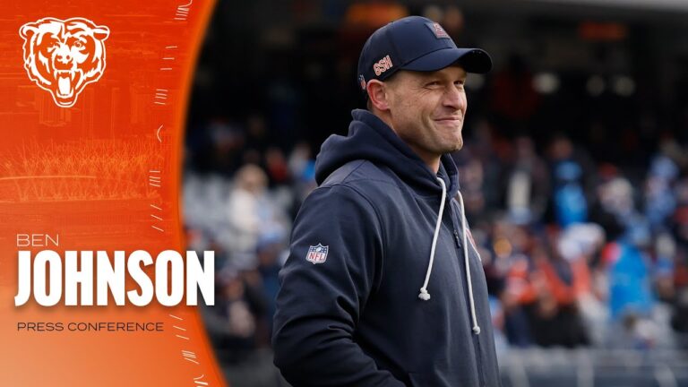 Ben Johnson: Bears looking to play fast, confident Saturday Press Conference