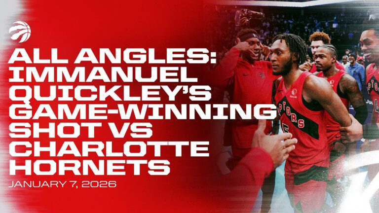 All angles: Immanuel Quickleys game-winning shot vs. Charlotte Hornets January 7, 2026