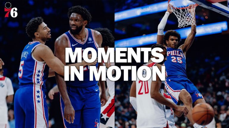 Moments in Motion: Sixers vs. Wizards 01.07.25