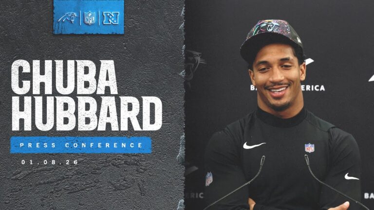 Chuba Hubbard talks playoff mentality Carolina Panthers