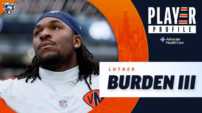 Luther Burden III Player Profile Chicago Bears