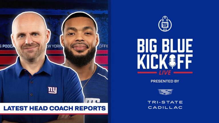 Latest Head Coach Reports Big Blue Kickoff Live New York Giants