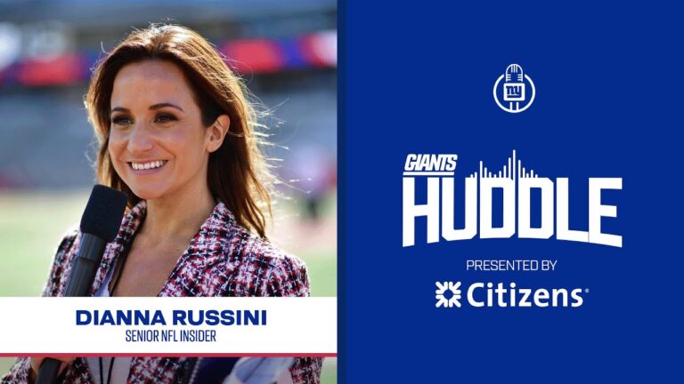 NFL Insider Dianna Russini Giants Huddle New York Giants