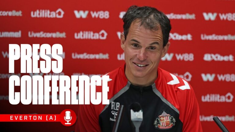 Everton vs Sunderland AFC Régis Le Bris’ Emirates FA Cup press conference