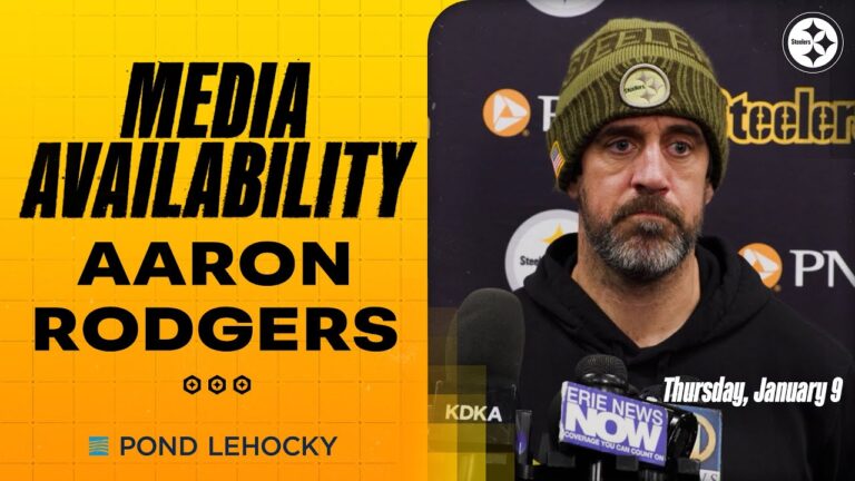 Aaron Rodgers Media Availability (Jan. 9) Wild Card vs. Texans Pittsburgh Steelers