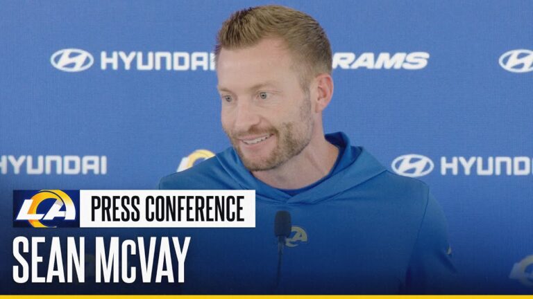 Sean McVay On Injury Updates Ahead Of Wild Card Matchup, Quentin Lake’s Impact & Sense Of Urgency