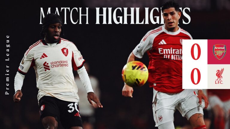 Highlights: Arsenal 0-0 Liverpool Goalless Draw in Premier League