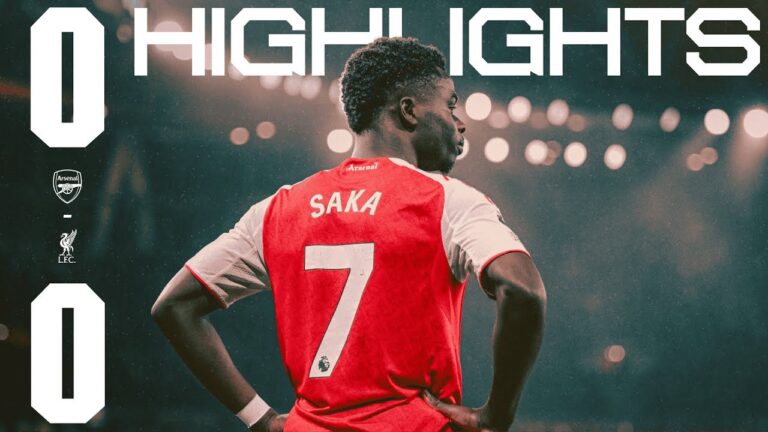 HIGHLIGHTS l We maintain our six point lead at the top Arsenal vs Liverpool (0-0) Premier League