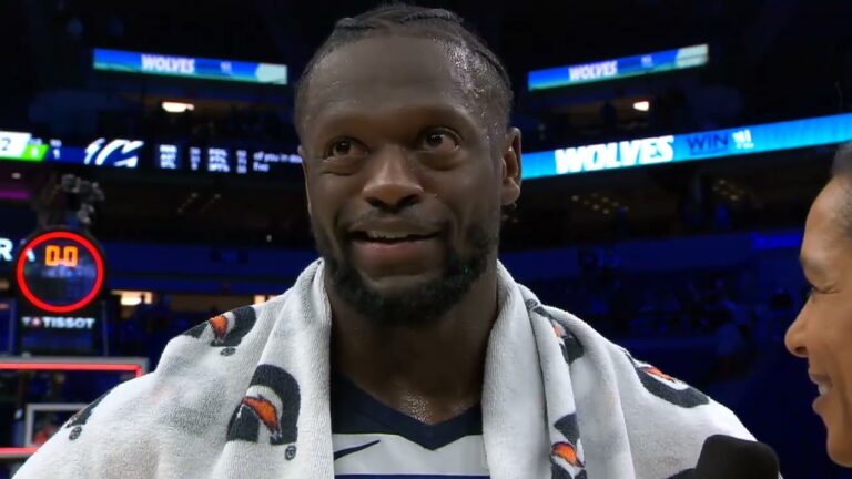 Julius Randle On-Court Interview After WIN Over Cleveland Cavaliers 01.08.26