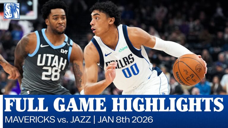 Mavericks Highlights at Utah Jazz January 8, 2026