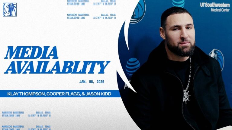 Klay Thompson, Cooper Flagg, & Jason Kidd Media Availability UTA 01 08 26
