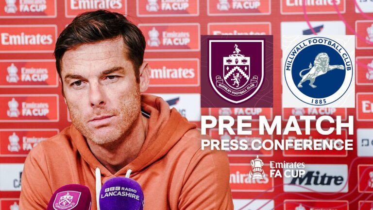 Scott Parker’s Press Conference On FA Cup Clash Against The Lions PRESS Burnley v Millwall