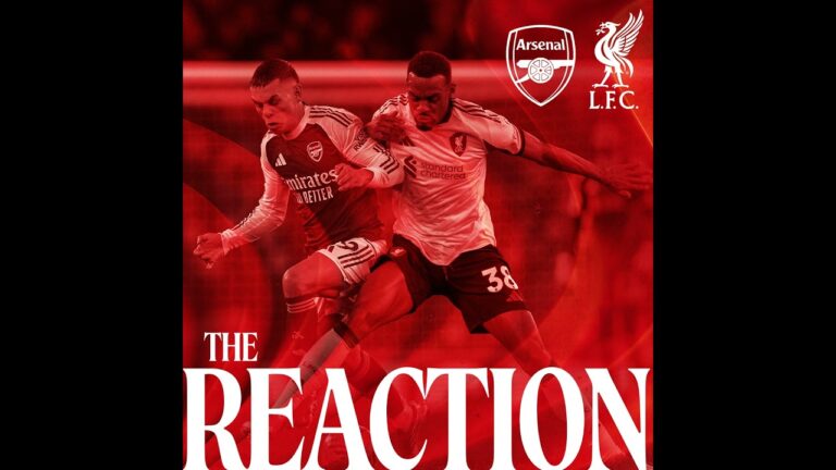 The Reaction: Reds claim hard-fought draw at Emirates