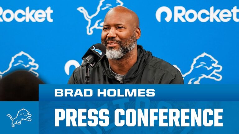 Brad Holmes Press Conference Jan. 8, 2026
