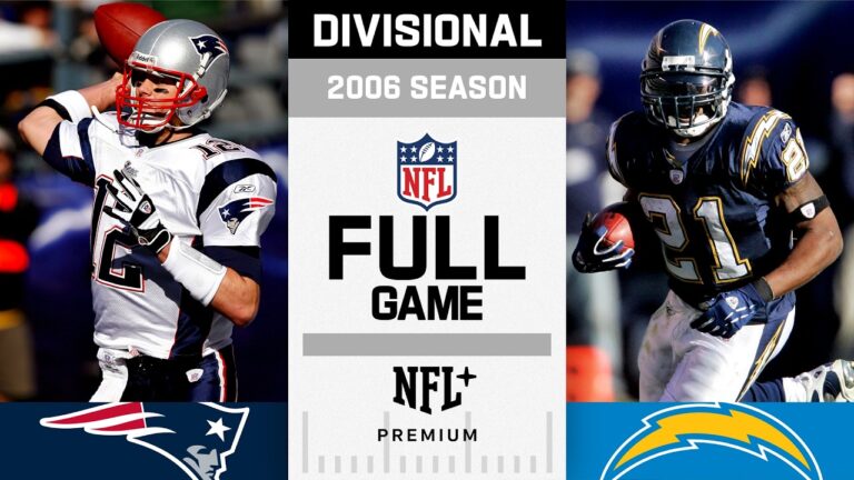 New England Patriots vs. San Diego Chargers FULL GAME NFL 2006 AFC Divisional Game
