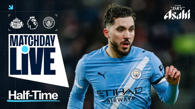 CITY SEARCHING FOR THE OPENING GOAL AT SUNDERLAND! Sunderland 0-0 Man City Premier League
