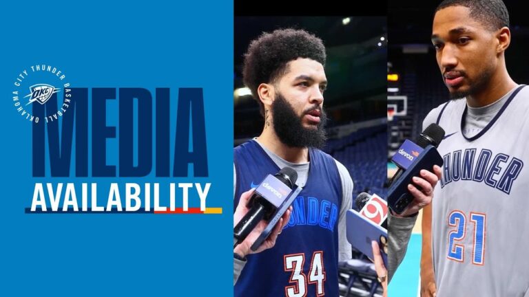Shootaround Media One on One with Aaron Wiggins January 9, 2026 OKC Thunder