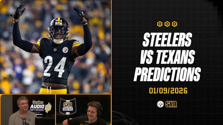 Steelers vs Texans Predictions SNR Drive (Jan.9) Pittsburgh Steelers