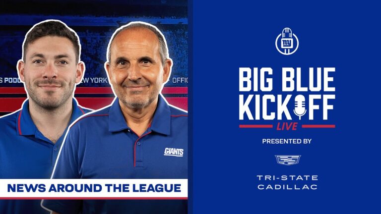 News Around the NFL Big Blue Kickoff Live New York Giants