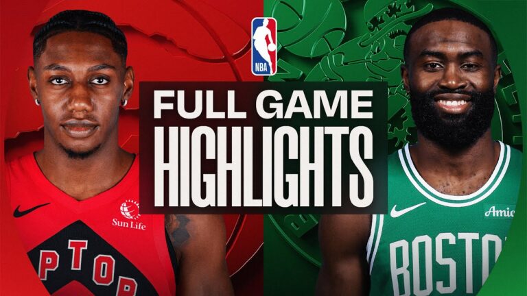 RAPTORS at CELTICS FULL GAME HIGHLIGHTS January 9, 2026