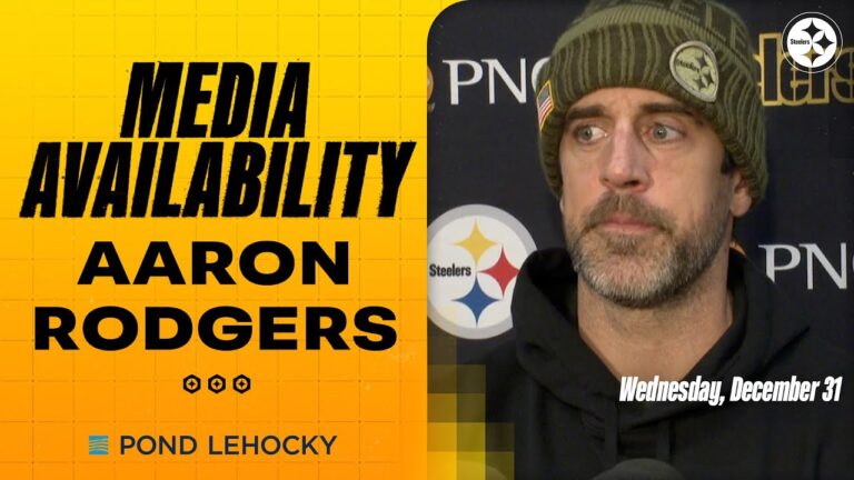 Aaron Rodgers Media Availability (Dec. 31) Pittsburgh Steelers