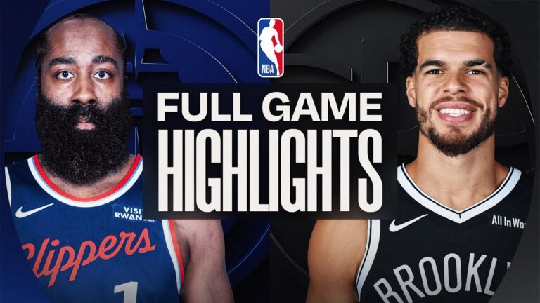 CLIPPERS at NETS FULL GAME HIGHLIGHTS January 9, 2026