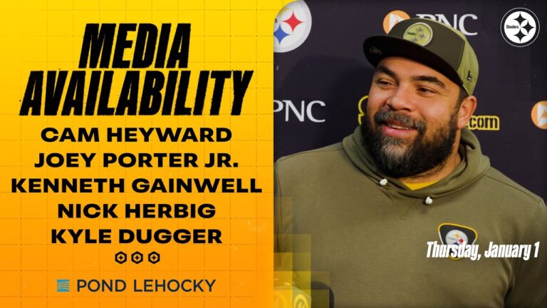 Player Media Availability (Jan. 1) Pittsburgh Steelers