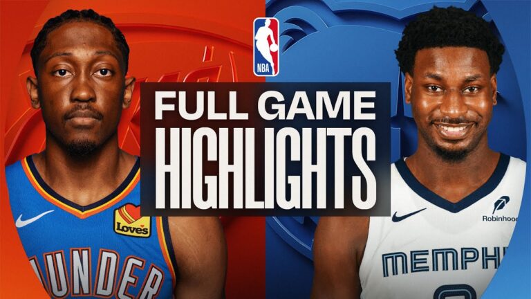 THUNDER at GRIZZLIES FULL GAME HIGHLIGHTS January 9, 2026