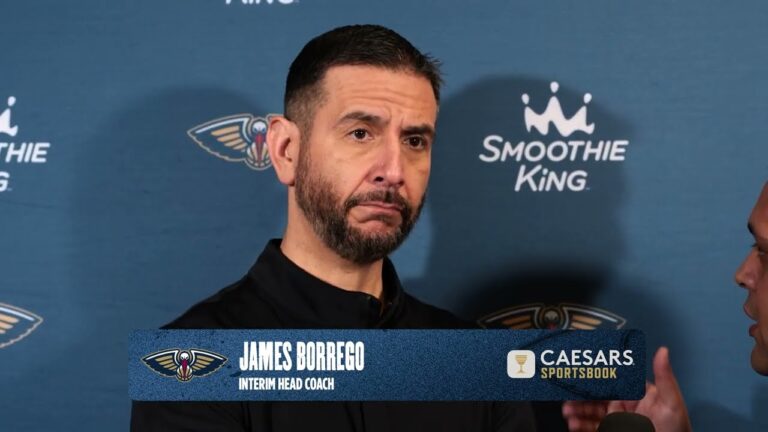 James Borrego on road win, Pels rookies Pelicans-Wizards Postgame Interview 1 9 26