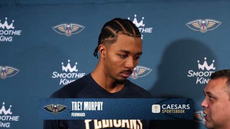 Trey Murphy III on Derik Queen, team chemistry Pelicans-Wizards Postgame Interview 1 9 26