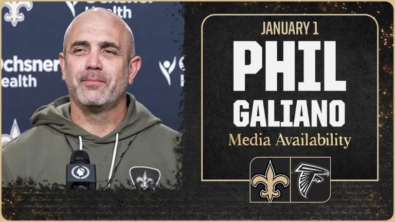 Phial Galiano talks Saints Special Teams ahead of Week 18 at Falcons New Orleans Saints