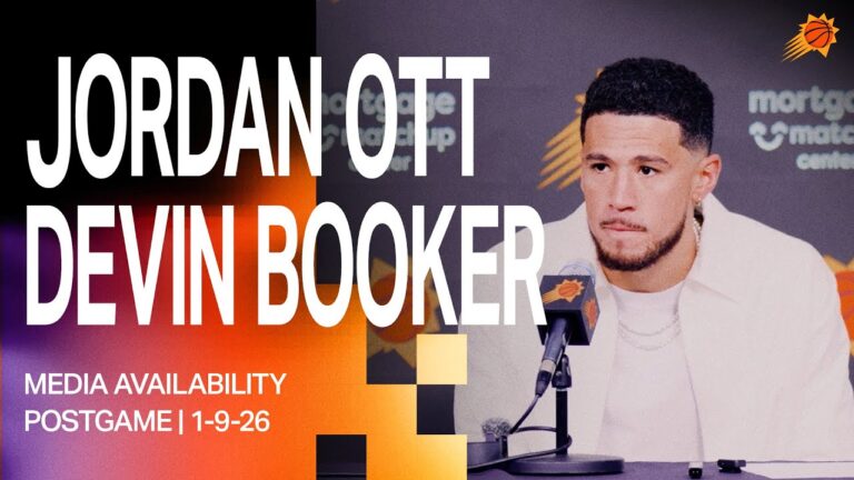 Head Coach Jordan Ott and Devin Booker Phoenix Suns Postgame Media Availability 1-9-25