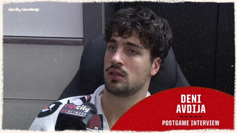 Deni Avdija Postgame Media Availability vs Houston Rockets January 9th, 2026